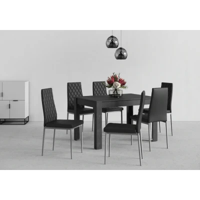 Abbildung von INOSIGN Essgruppe, (Set, 5 tlg.), 4 Stühle mit Tisch in schieferfarben, Breite 120 cm
