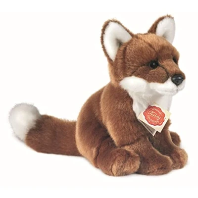 Abbildung von Teddy Hermann® Kuscheltier Fuchs sitzend rotbraun, 20 cm, zum Teil aus recyceltem Material