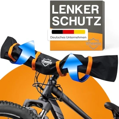 Abbildung von WHEELOO Lenkerschutzhülle Ebike Transportschutz I wasserabweisend &amp; robust Fahrrad Abdeckung für Heckträger Regenschutz Hülle Fahrradträger Lenkerschutz Schutzhülle