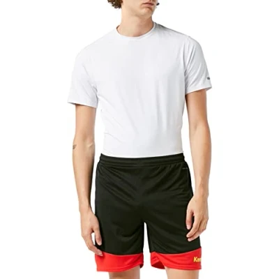 Abbildung von Kempa Herren Emotion 2.0 Shorts, schwarz/Rot/Gelb, S