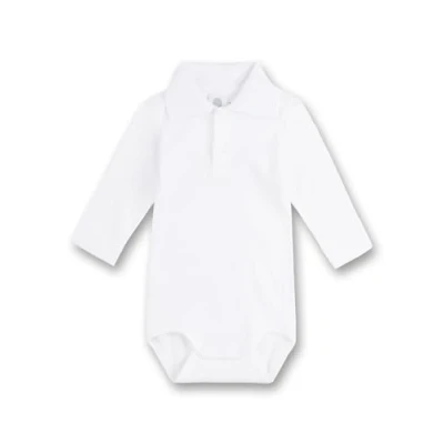 Abbildung von Sanetta Polobody Langarm Hochwertiger und nachhaltiger Body für Babys aus Bio Baumwolle. Baby 086