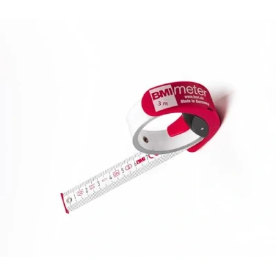 Abbildung von BMI 429341021 Maßband/Taschenbandmaß BMImeter 429 3 m langes Taschenmaßband mit rostfreiem Edelstahlband (weiß lackiert) Länge: Meter, Breite 16 MM, Teilung/Skala: 1 Stück
