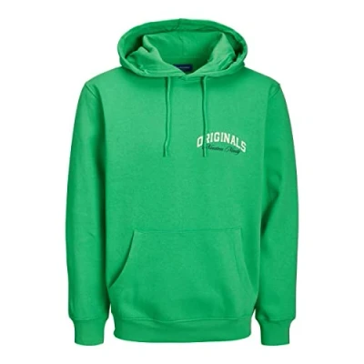 Abbildung von JACK &amp; JONES Men&#039;s JORBRINK Studio Sweat Hood Kapuzenpullover, Island Green, XL
