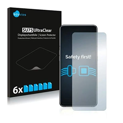 Abbildung von Savvies 6 Stück Schutzfolie für Samsung Galaxy A80 Displayschutz Folie Ultra Transparent