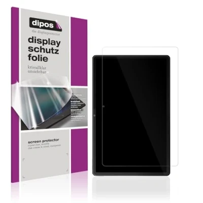 Abbildung von dipos I 2X Schutzfolie klar kompatibel mit Lenovo Tab P12 Folie Displayschutzfolie