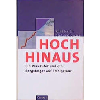 Abbildung von Hoch hinaus: ein Verkäufer und Bergsteiger auf Erfolgstour