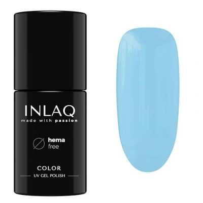 Abbildung von INLAQ® UV Nagellack in Verschiedenen Farben LED Gel Nail Polish Gellack Lack aus der Kollektion Crazy Rainbow 6 ml Cornflower Color
