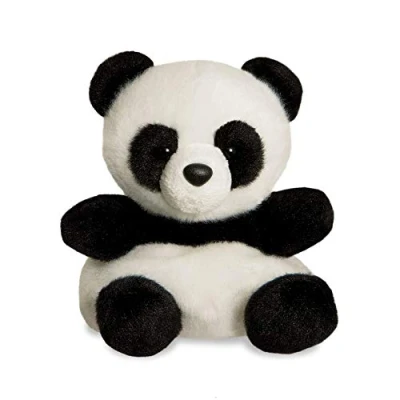 Abbildung von Aurora World Aurora, 61350, Palm Pals Bamboo Panda, 13cm, Plüschtier, Schwarz und Weiß