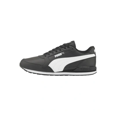 Abbildung von puma ST Runner V3 Unisex Sneaker low blackpuma white, Größe: 44, black white Leder und lederimitat