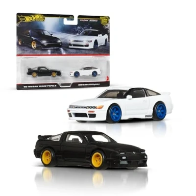 Abbildung von Hot Wheels Spielzeug Auto Nissan Sileighty, (Set, 2 tlg)
