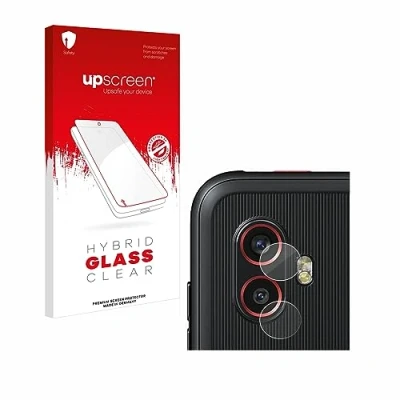 Abbildung von upscreen Schutzglas für Samsung Galaxy Xcover 6 Pro (NUR Kameraschutz) Schutzfolie, Glas Folie [Klar, 9H Panzerschutz, Anti Fingerprint]