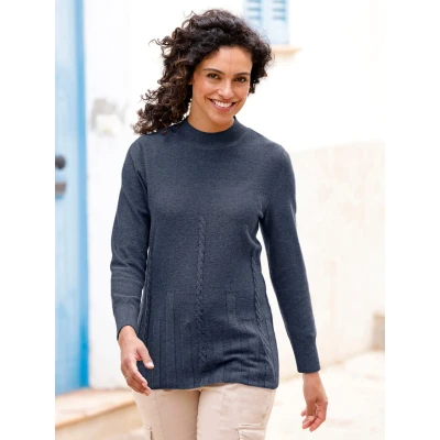 Abbildung von Inspirationen Strickpullover &quot;Stehkragen Pullover&quot;