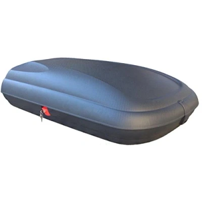 Abbildung von VDP Dachbox BA320 Relingträger Alu kompatibel mit Toyota Avensis Kombi T25 98 08 abschliessbar