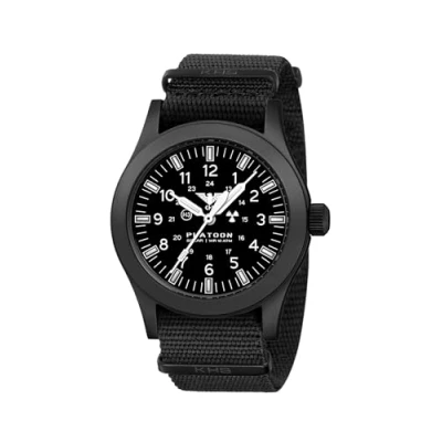Abbildung von KHS PLABSSF.NB Herrenuhr Platoon Solar Natoband Schwarz