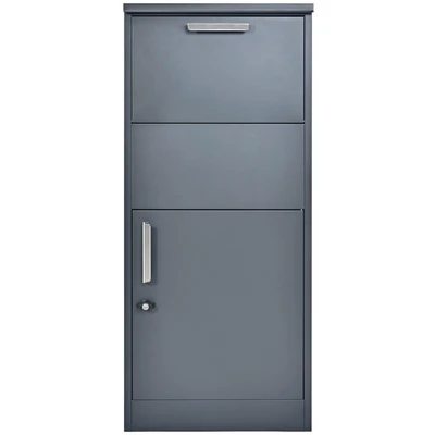 Abbildung von WESTMANN Briefkasten &quot;Stahl Paketbox Pepe&quot;, Anthrazit, 50x39x114 cm