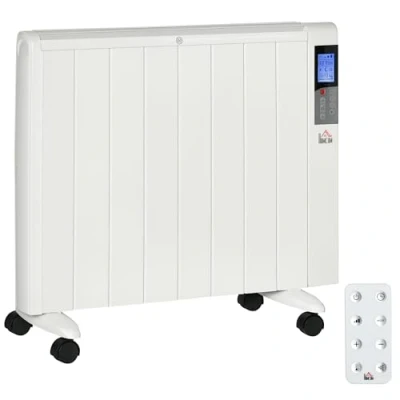 Abbildung von 4 Modi Heizlüfter Elektroheizung mit LCD Display 2000W Heizkörper 2 Heizstufen Luftheizung F