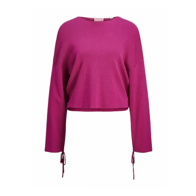 Abbildung von JJXX Jxdahlia Langarmshirt, Damen, Größe: Large, Fuchsia red
