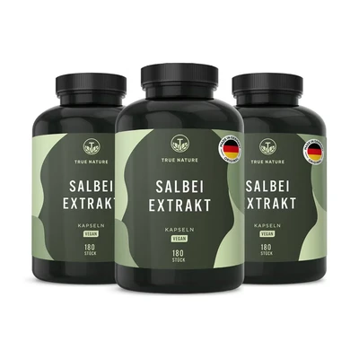 Abbildung von Salbei Kapseln Vegan, 12mg ätherische Öle, 18 Monate Vorrat 540 St