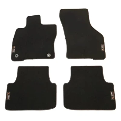 Abbildung von Seat 5FG863011LLOE Fußmatten Premium Velours Textilfußmatten 4X Stoffmatten, schwarz/Kupfer, mit Cupra Logo