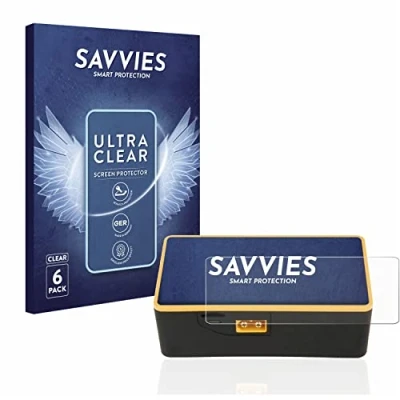 Abbildung von Savvies 6 Stück Schutzfolie für Junsi iCharger X12 Displayschutz Folie Ultra Transparent