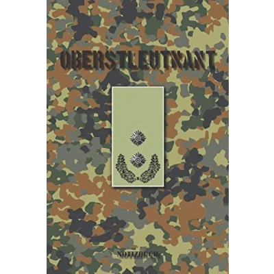 Abbildung von Oberstleutnant: Punktraster Notizbuch / Tagebuch 15,24 x 22,86 cm (ca. DIN A5) 120 Seiten