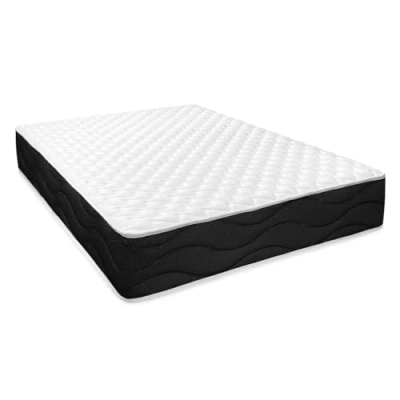 Abbildung von Homey Viskoelastische Matratze Sleep Pro wendbar, mit Kern hoher Dichte, optimale Festigkeit und Komfort, Memory Schaum, Weiß/Schwarz, 140x190