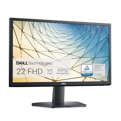 Abbildung von Dell SE2222H 21.5 Zoll Full HD (1920x1080) Monitor, 60Hz, VA, HDMI, VGA, 3 Jahre Garantie, Schwarz