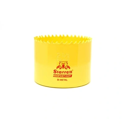 Abbildung von Starrett HSS Bi Metall Lochsäge FCH0238 schnell geschnittene extra Kobalt für rostfreies Blech Holz Kunststoff verschiedene Materialien 60mm