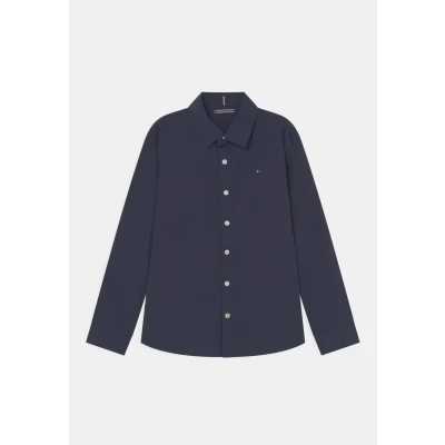 Abbildung von Tommy Hilfiger Solid Hemd für Kinder, Größe: 74, Twilight navy