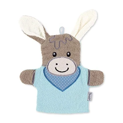 Abbildung von Spiel Motiv Waschhandschuh Esel Emmi grau Sterntaler 7222000