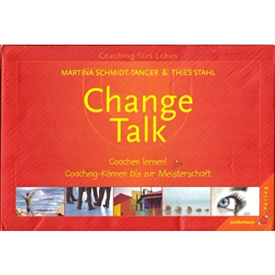 Abbildung von Change Talk. Coachen lernen! Coaching Können bis zur Meisterschaft. 152 Karten in stabiler Papp Box.