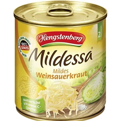 Abbildung von Mildessa Weinsauerkraut Hengstenberg im 6er Pack (6 x 810g)