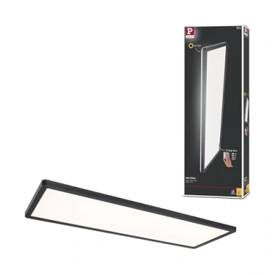 Abbildung von Paulmann 71003 LED Panel Atria Shine 580x200mm 3 Step Dim eckig incl. 1x22 W dimmbar Warmweiß Schwarz Lichtpanel Kunststoff Deckenpanel 3000 K