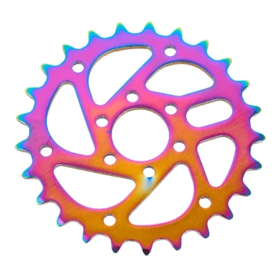 Abbildung von KHE MVP BMX Kettenblatt 25 Zähne Oil Slick Jet Fuel 2,5mm Höhe nur 74g