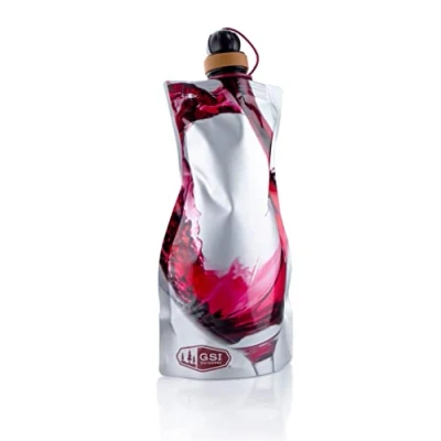 Abbildung von GSI Aufrollbare Weinkaraffe, Silber, 750 ml