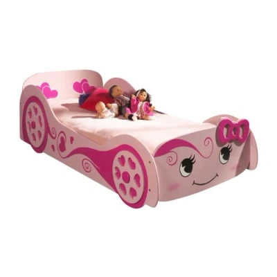 Abbildung von Vipack Kinderbett, (Made in Europe), Autobett mit Lattenrost