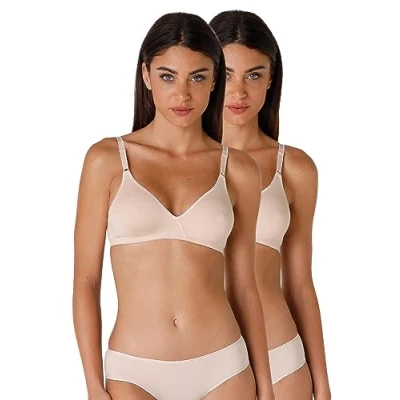 Abbildung von Lovable BH Bügellose Cotton Line Damen x2 , Skin 80B