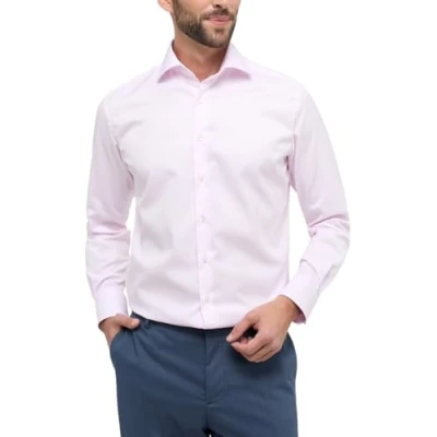 Abbildung von ETERNA Modern Fit Cover Hemd Langarm New Kent Kragen Blickdicht rosa Gr. 46
