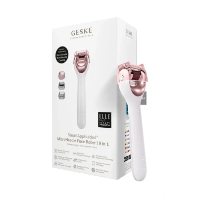 Abbildung von Geske Microneedle FACE Roller 9 IN 1 Smartappguided Gesichtspflege Zubehör, Größe: One Size, Starlight