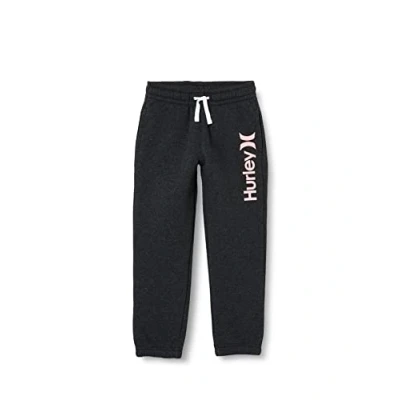 Abbildung von Hurley Mädchen Hrlg One &amp; Only Fleece Jogger Hose, schwarz, 4 años