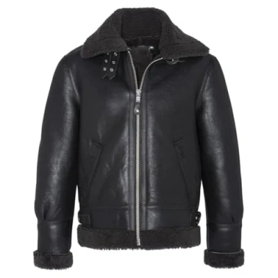 Abbildung von Schott NYC Herren Lc1259 Lederjacke, Schwarz/Grau, XXL