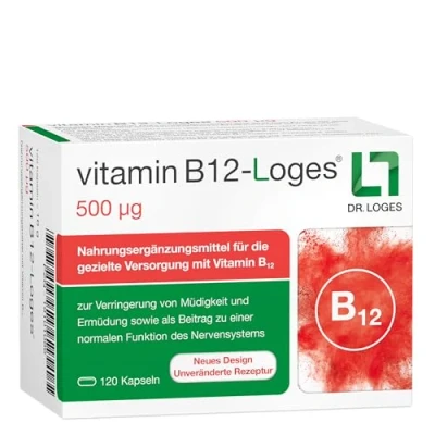 Abbildung von Vitamin B12 loges 500 µg Kapseln 120 St