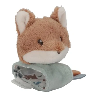 Abbildung von Little Dutch 8924 Rasselarmband/Handgelenkrassel Fuchs Forest Friends blau