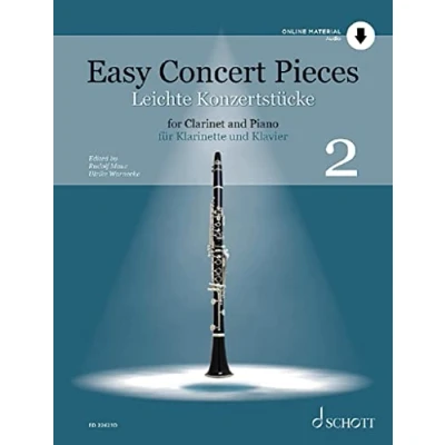 Abbildung von Leichte Konzertstücke: 22 Stücke aus 4 Jahrhunderten. Band 2. Klarinette und Klavier. (Easy Concert Pieces, 2)