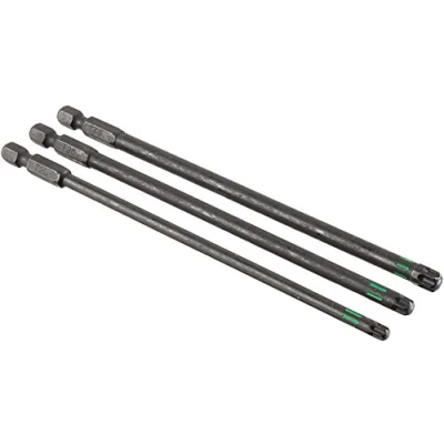 Abbildung von Torx Bit Satz T25 T30 T40 150 mm Karte Eurofix