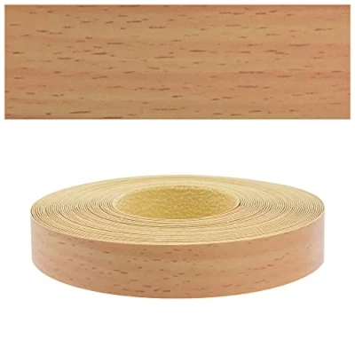 Abbildung von Mprofi MT® Kantenumleimer Buche Bavaria 22 mm x 5m Melamin Kantenband Bügelkante für Möbel &amp; Regale mit Schmelzkleber 1207/22/5