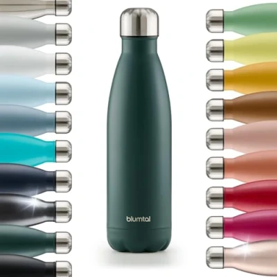 Abbildung von Blumtal Isolierflasche Thermoflasche Charles auslaufsiche Isolierflasche, BPA frei, stundenlange Isolation von Warm und Kaltgetränken