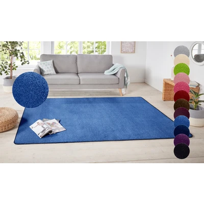 Abbildung von HANSE Home Teppich &quot;Shashi&quot;, rechteckig, Kurzflor, Unifarben, Teppich, Weich, Esszimmer, Kinderzimmer, Flur