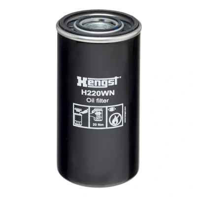 Abbildung von HENGST FILTER H220WN Ölfilter M30x2 Anschraubfilter IVECO: EuroCargo I III, EuroFire, P/PA