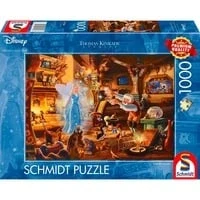 Abbildung von Schmidt Spiele Puzzle Disney, Geppettos Pinocchio von Thomas Kinkade, 1000 Puzzleteile